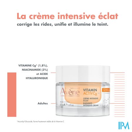 Avene Vitamine Activ Cg Creme Intensive Eclat 50ml 8
