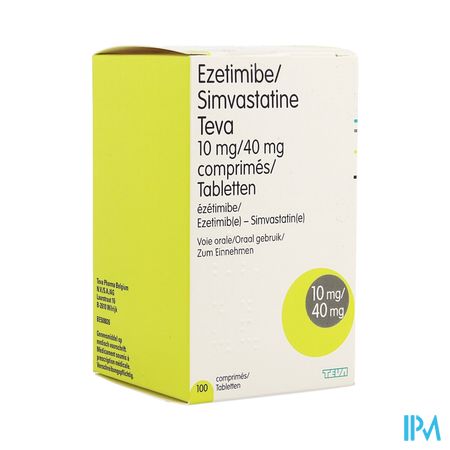 Ezesimteva 10mg/40mg Comp 100
