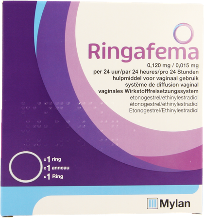Ringafema 0,120mg/0,015mg/24u Vaginale Ring 1 1