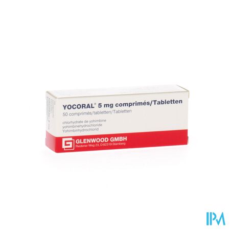 Yocoral 5mg Glenwood Tabl 50