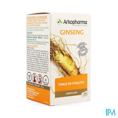 Arkogelules Ginseng Vegetal 150 Cfr 4156907