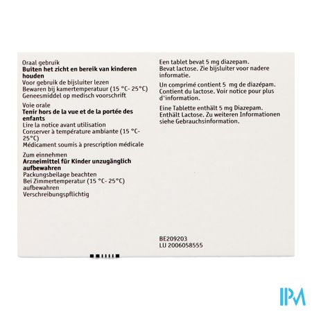 Valium 5mg Tabl 60 3