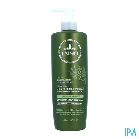 Laino Lait Nutritif Intense Olive Fl Pompe 400ml 1
