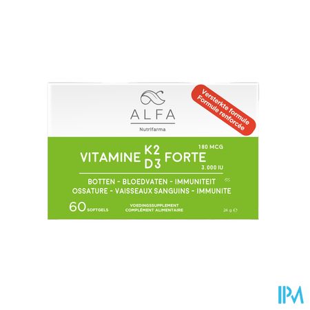 Alfa Vitamine K2 D3 Forte Softcaps 60 Nf