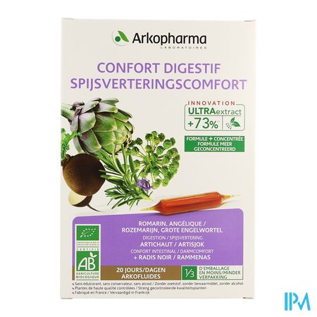 Arkofluide Confort Digestif Bio Amp 20 4