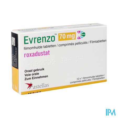 Evrenzo 70mg Comp Pell 12 X 1