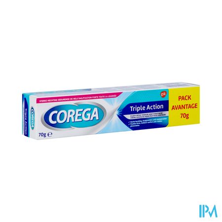 Corega Triple Action Creme Adhesive 70g