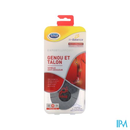 Scholl Semelles A/douleur Genou&talon M 1 Paire