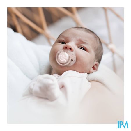 Difrax Sucette Dynamic Newborn Babyshower Pink 2 4