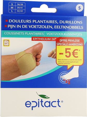 Epitact Voetzoolkussen 36-38 1 Paar Promo -5€ 1