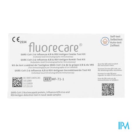 Fluorecare A/gen Comb. Covid Infl.a/b Rsv 1 Lensf. 1