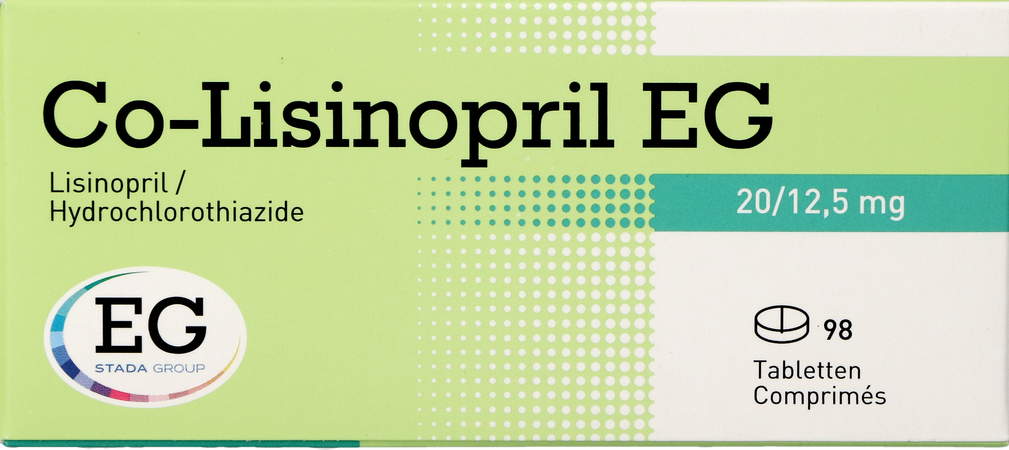 Co Lisinopril EG 20/12,5 Mg Tabl 98 2