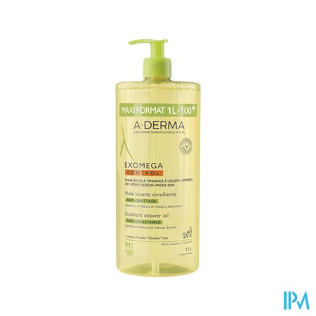 Aderma Exomega Control Huile Lavante Emollient 1l