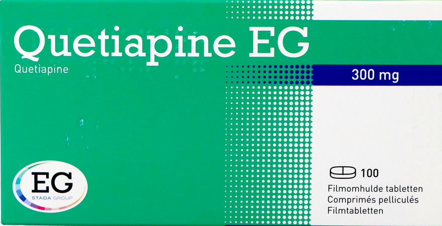 Quetiapine EG Comp Pell 100 X 300 Mg 1