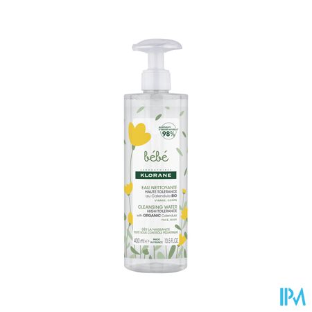 Klorane Bb Reinigingswater Calendula Bio 400ml Nf