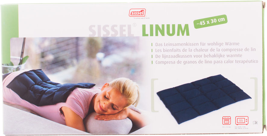 Sissel Linum Warmtekussen Met Lijnzaad 30x45cm 1