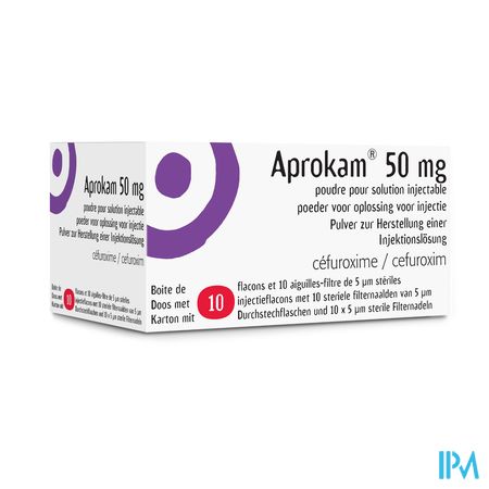 Aprokam 50mg Pulv Insp Opl 10x50mg Fl Glas Type I