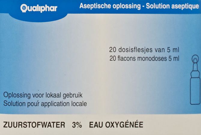 Eau Oxygenee Stabilisee 3% Unit Dose 20x5ml 2