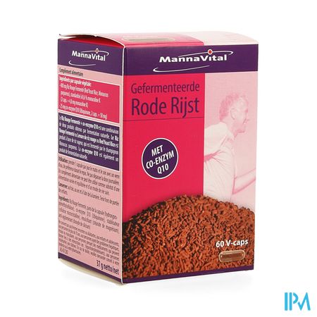 Mannavital Rode Rijst Gefermenteerd+co Enzyme Q10