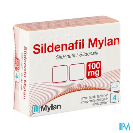 Sildenafil Viatris 100mg Filmomh Tabl 4