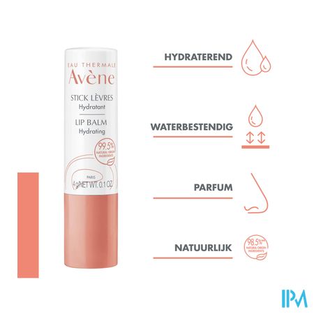 Avene Les Essentiels Hydraterende Lipstick 4g 10