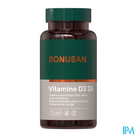 Vitamine D3 25mcg/1000 Ie Softcaps 300 Bonusan 2
