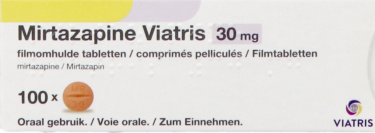 Mirtazapine Viatris 30mg Filmomh Tabl 100 2