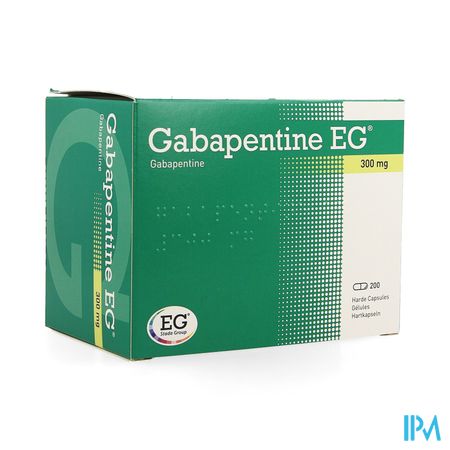 Gabapentine EG 300Mg Caps 200 X 300 Mg