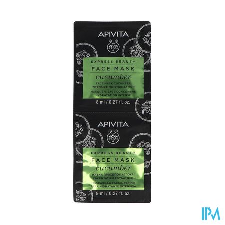 Apivita Exp.beauty Facemask Cucum.int. Moist 2x8ml