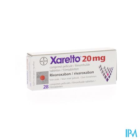 Xarelto 20mg Filmomh Tabl 28 X 20mg 2