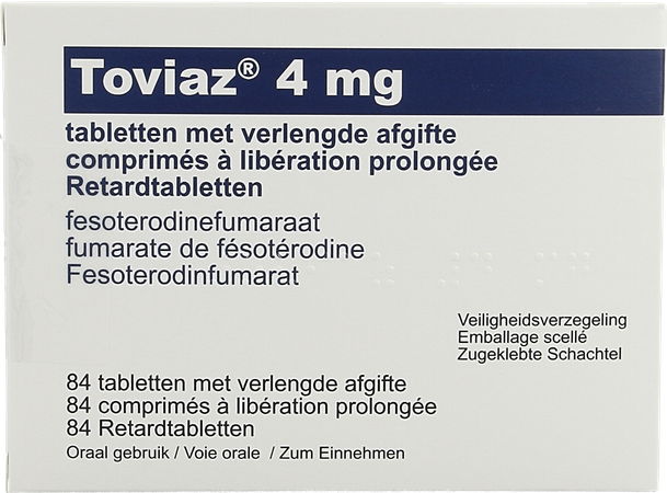 Toviaz 4mg Abacus Verlengde Afgifte Comp 84 1