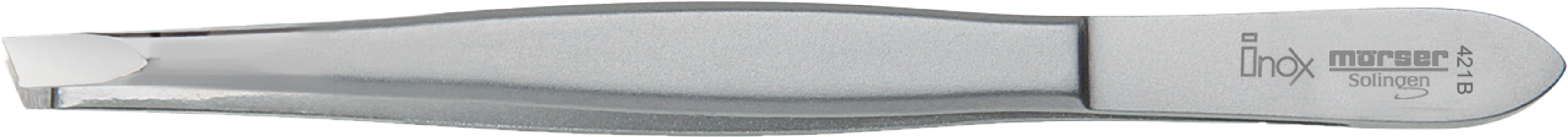 Morser 421b Pincet Schuine Punten Inox 1