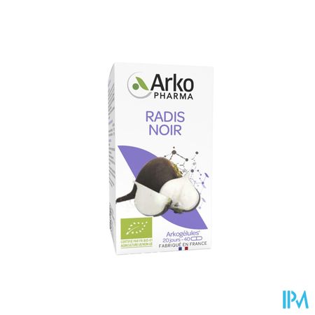Arkogelules Radis Noir Bio Caps 40