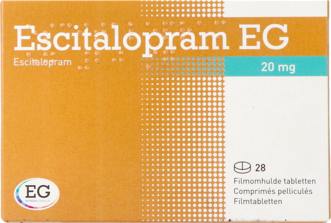 Escitalopram EG 20 Mg Comp Pell 28 X 20 Mg 3