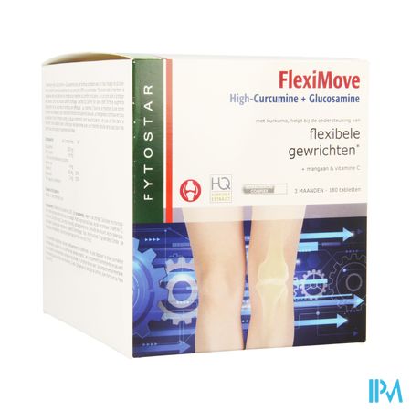 Fytostar Flexi Move Curcumine + Glucosam. Comp 180