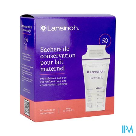Lansinoh Sachet Conservation Lait Maternel50 40056