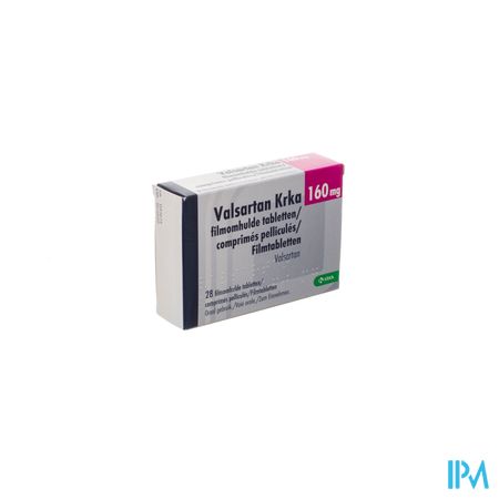 Valsartan Krka 160mg Filmomh Tabl 28