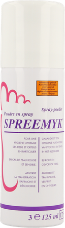 Spreemyk Spray Pdr Voeten 125ml 2