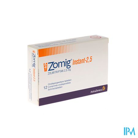 Zomig Instant Tabl 12 X 2,5mg