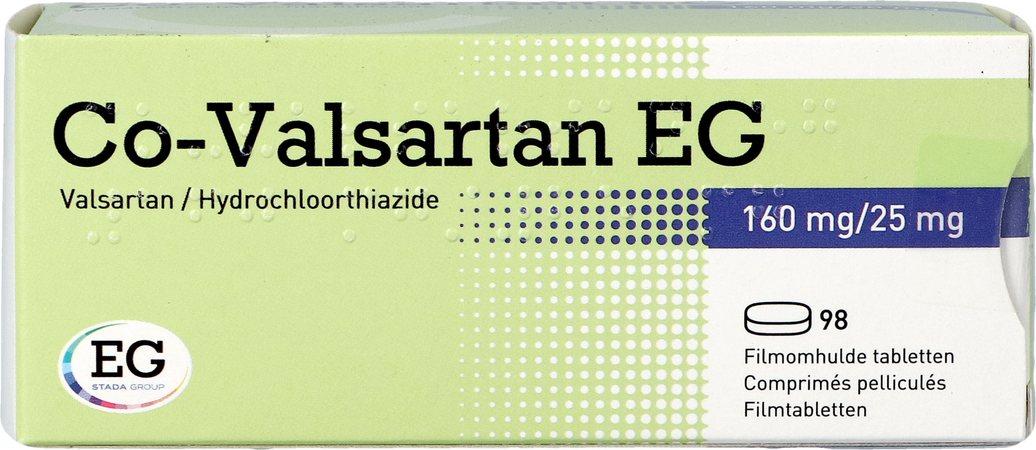 Co Valsartan EG 160Mg/25,0Mg Comp 98 2