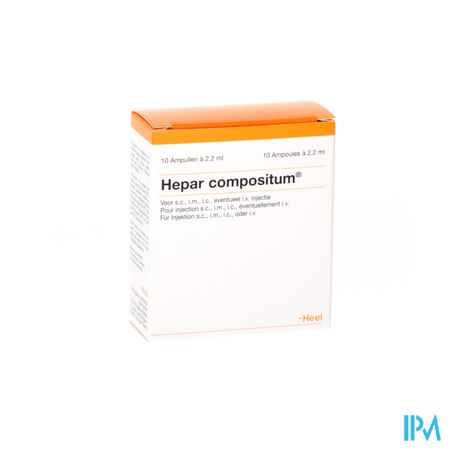 Hepar Compositum Ii Amp 10x2,2ml Heel 1