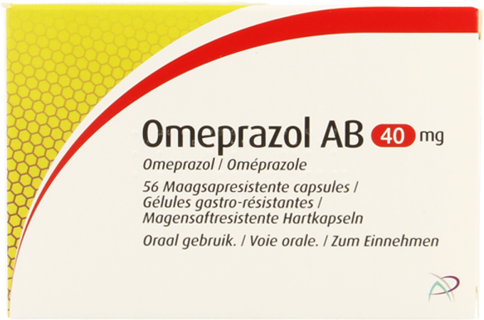 Omeprazol Ab 40mg Maagsapresist. Caps 56 Blister 2