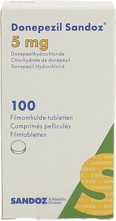 Donepezil Sandoz 5,0mg Filmomh Tabl 100 X 5,0mg 3