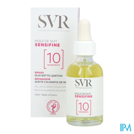 Svr Sensifine Huile Nuit 30ml 13