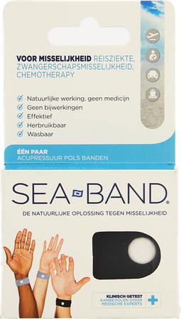 Sea Band Volwassene Armband Zwart 2 1