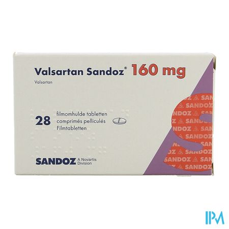 Valsartan Sandoz 160mg Filmomh Tabl 28 X 160mg 2