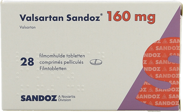 Valsartan Sandoz 160mg Filmomh Tabl 28 X 160mg 2