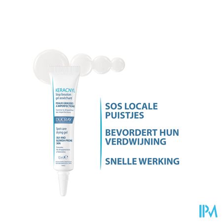 Ducray Keracnyl Stop Onzuiverheid 10ml Nf 16