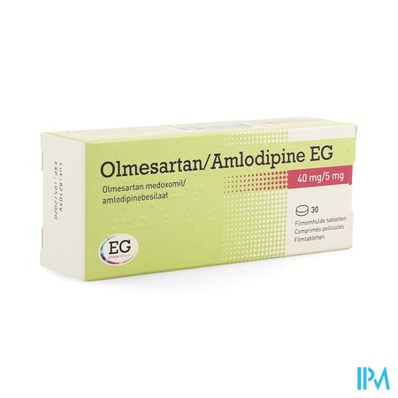 Olmesartan Amlodipine EG 40Mg/ 5Mg Comp Pell  30