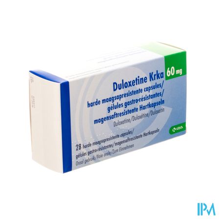 Duloxetine Krka 60mg Maagsapresist.caps 28 X 60mg